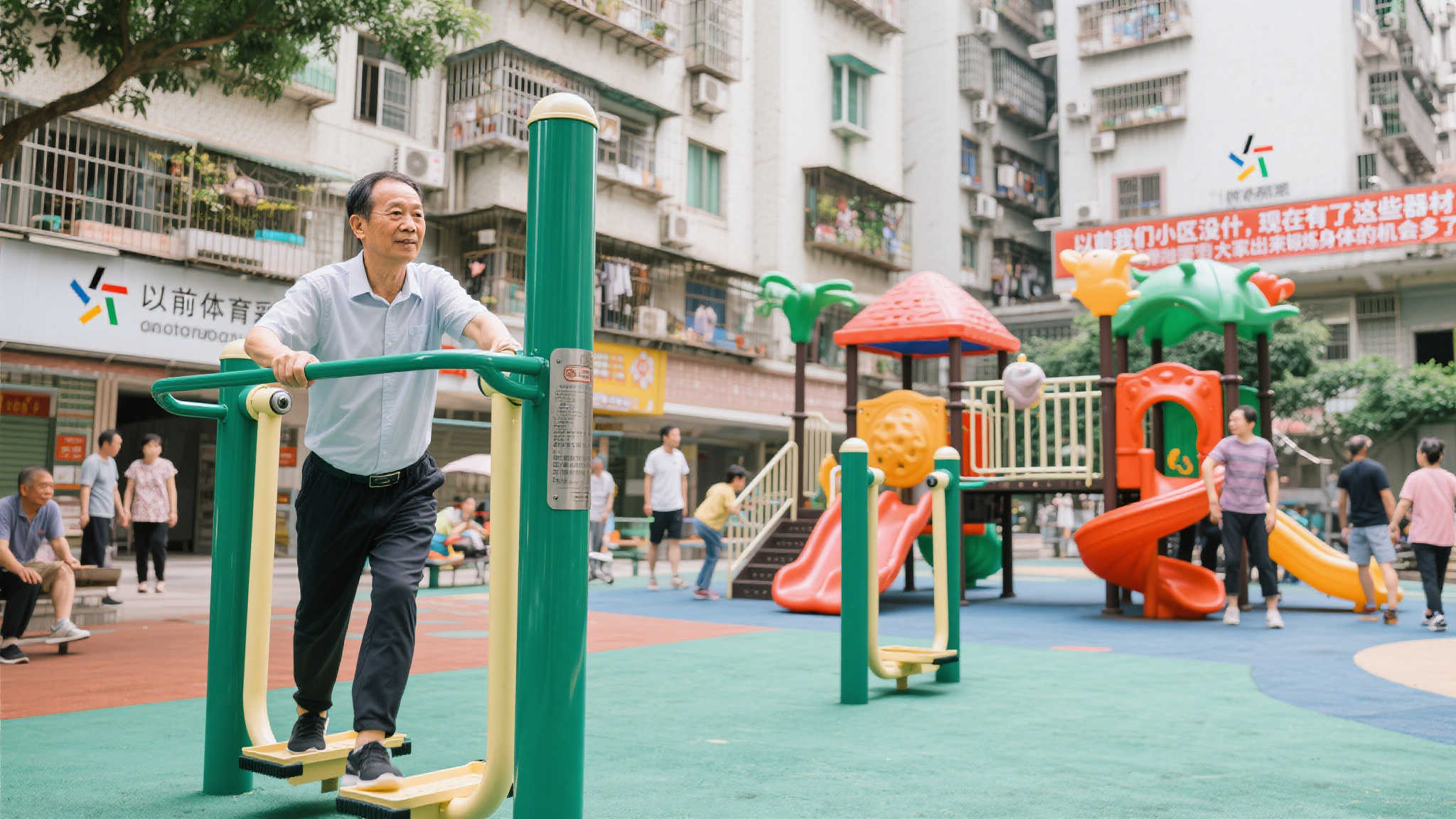尤其值得一提的是，在一些老旧小区，新增的