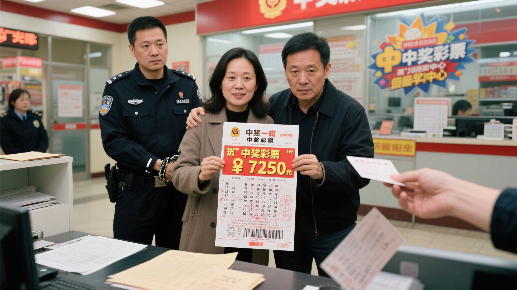 夫妇涉嫌伪造彩票骗领725万 当场被抓面临严厉指控