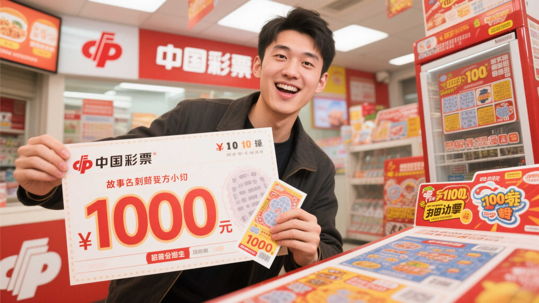 想象一下，仅仅花几块钱买一张彩票，随手一