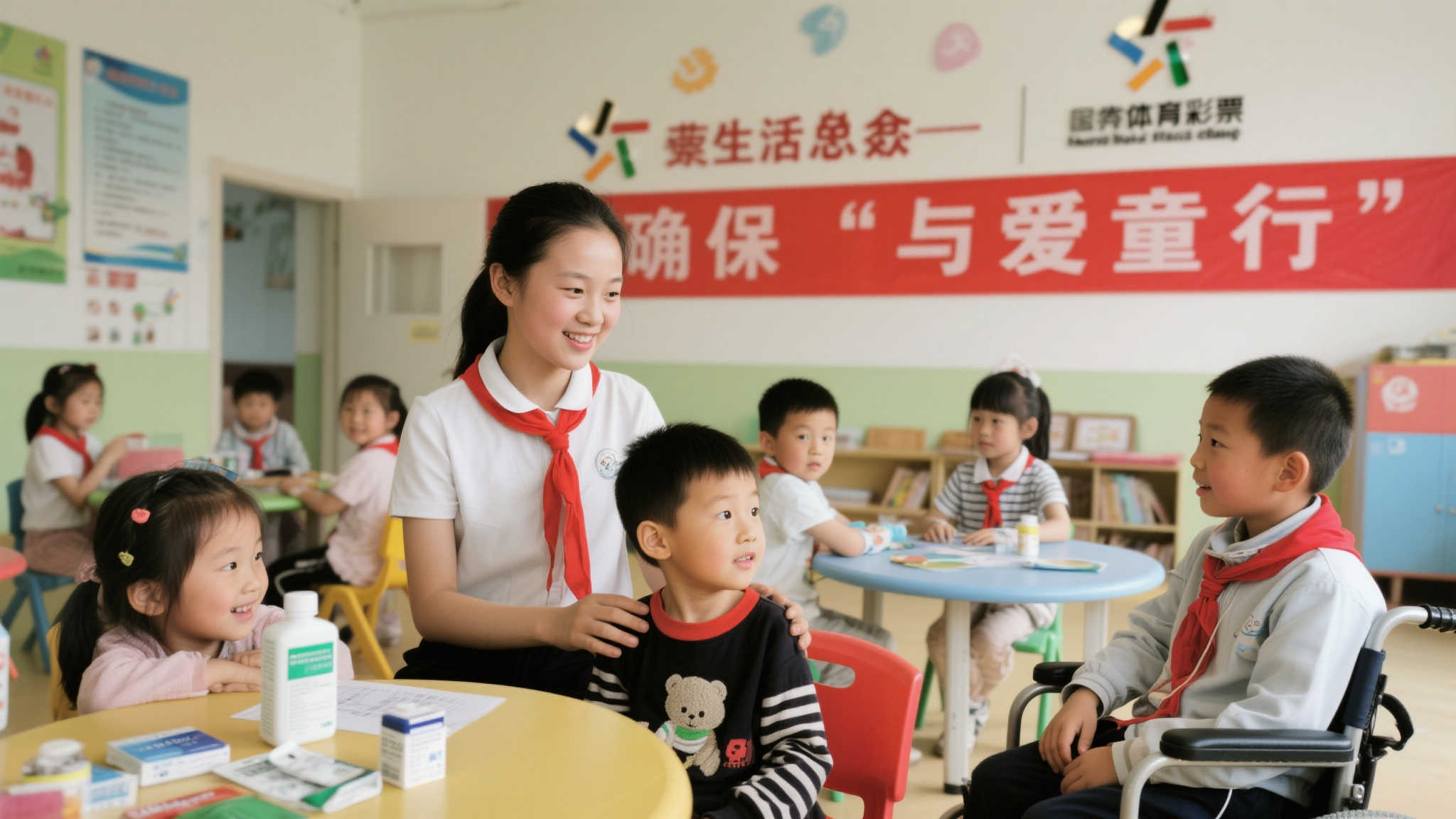 为了确保“与爱童行”不仅停留在口号上，更