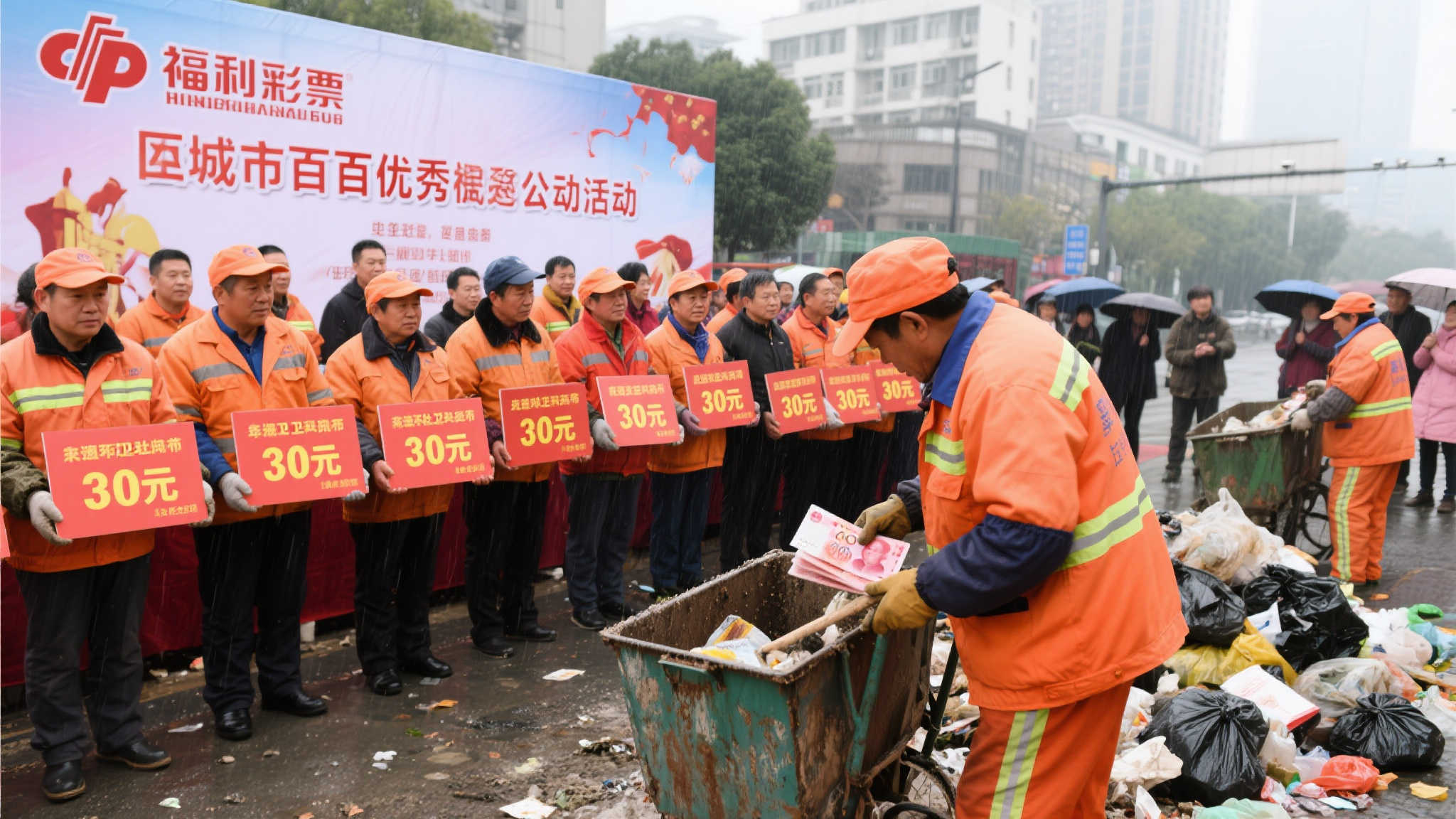 每个人都知道环卫工作的艰辛：他们日复一日