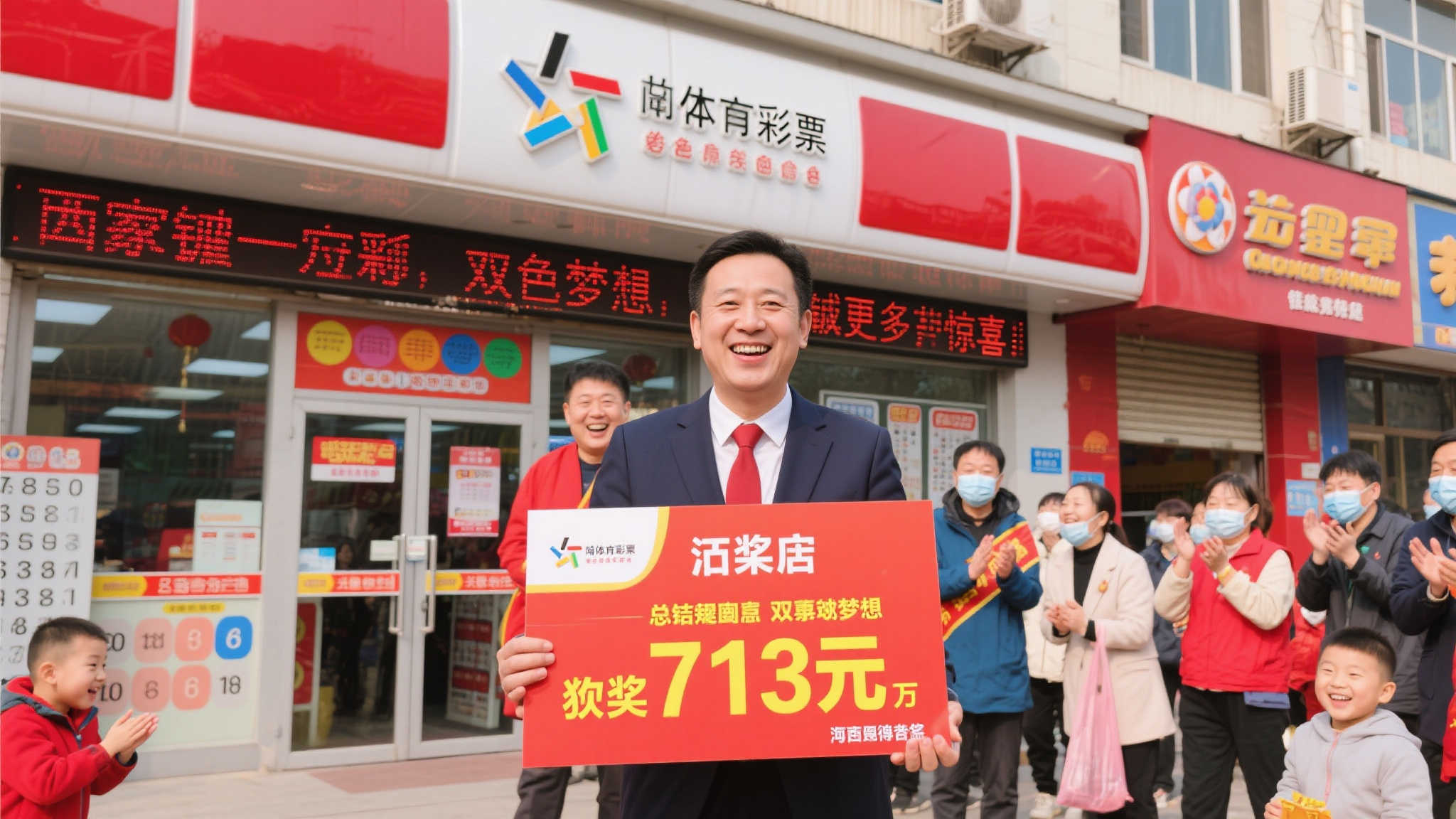 惊喜降临！石家庄一彩民喜中双色球713万大奖