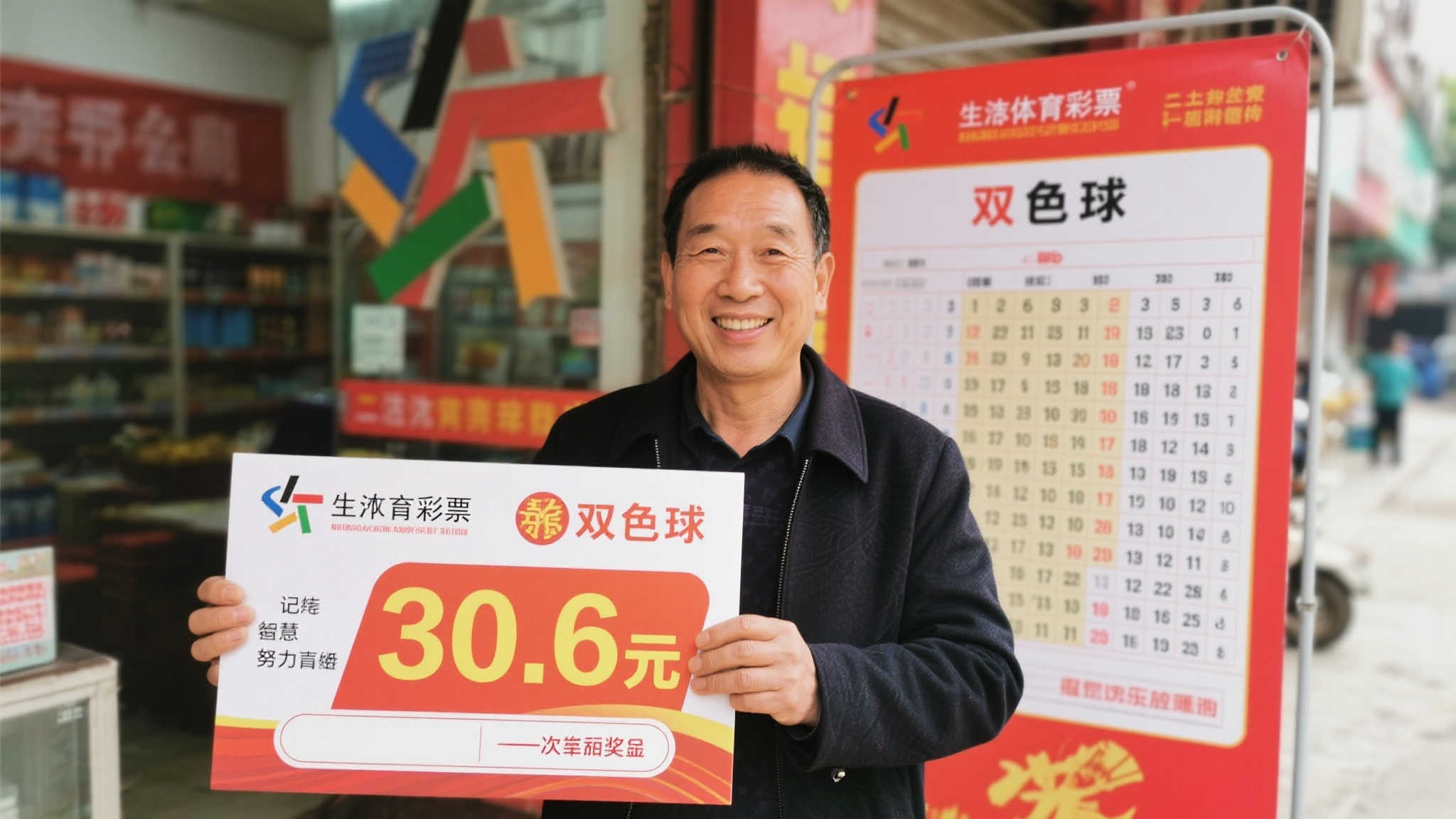 彩民喜中双色球30.6万元 热衷自创选号策略