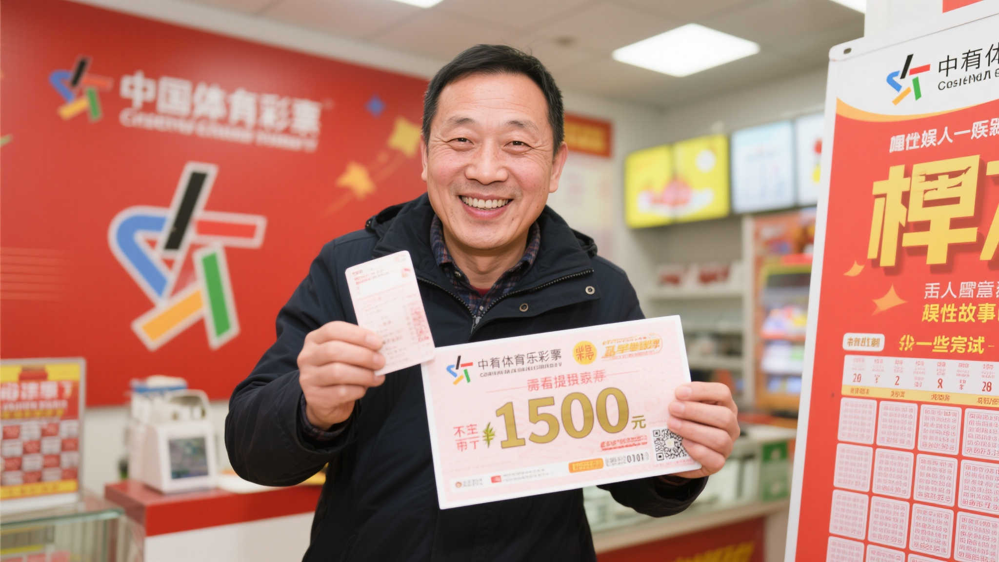 新婚甜蜜加倍！刚领证夫妻喜中20万福彩大奖