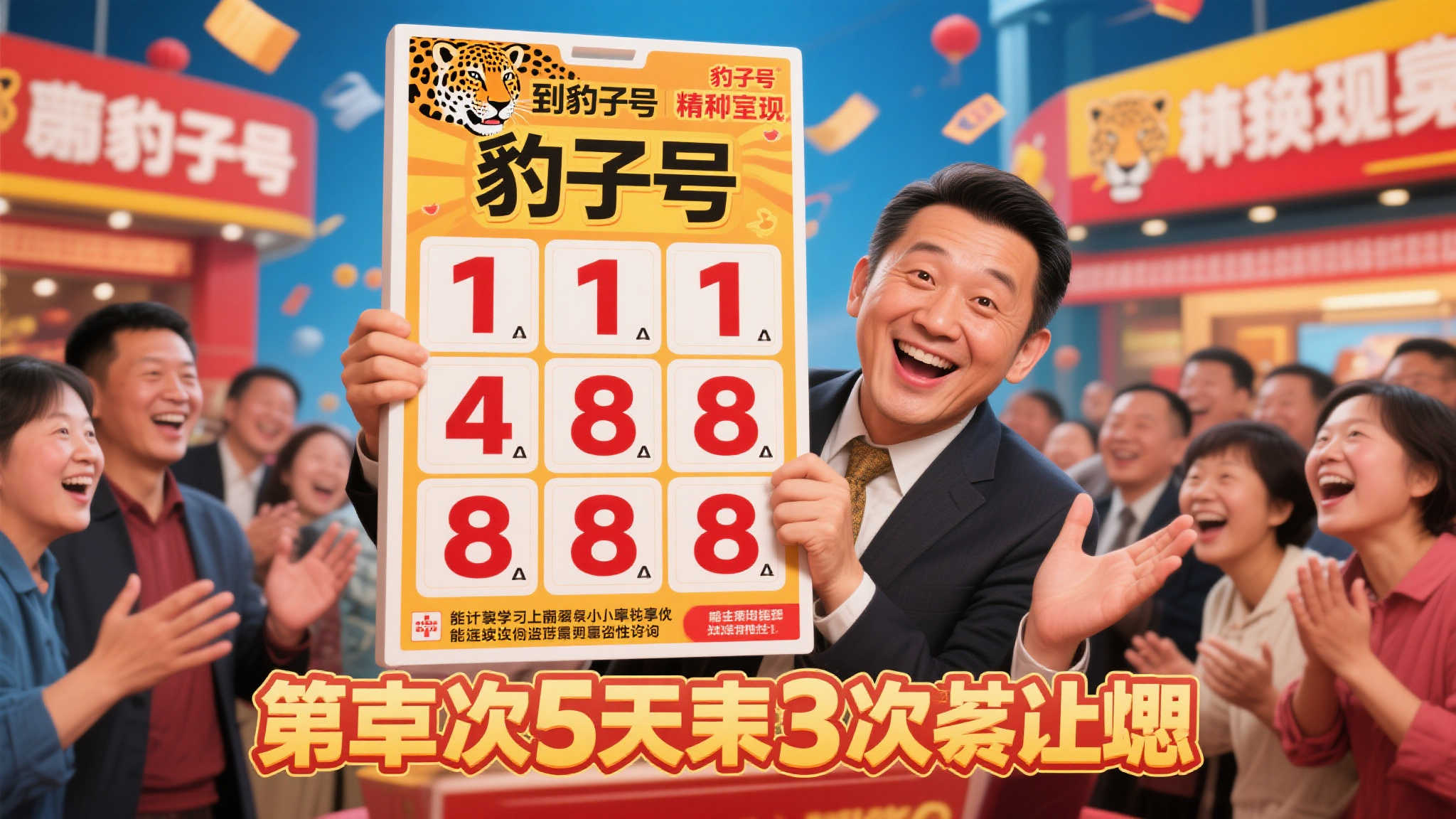 福彩体彩5天3现豹子号 再现4月罕见一幕 什么是豹子号:彩票中的稀有现象
在彩票