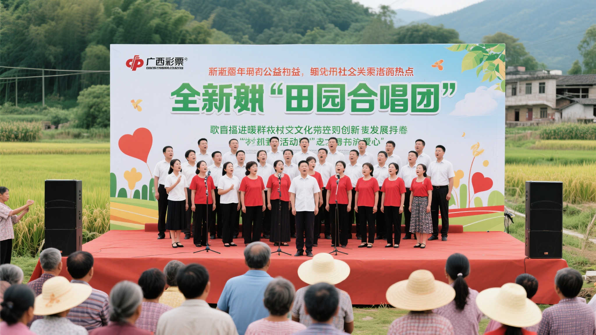 广西福彩举办乡村合唱公益活动 近年来,公益事业逐渐成为社会关注的热点,