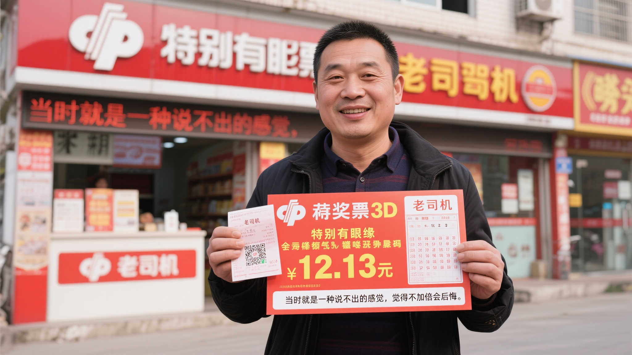 男子凭“直觉”加倍投注，喜中福彩3D大奖12.13万