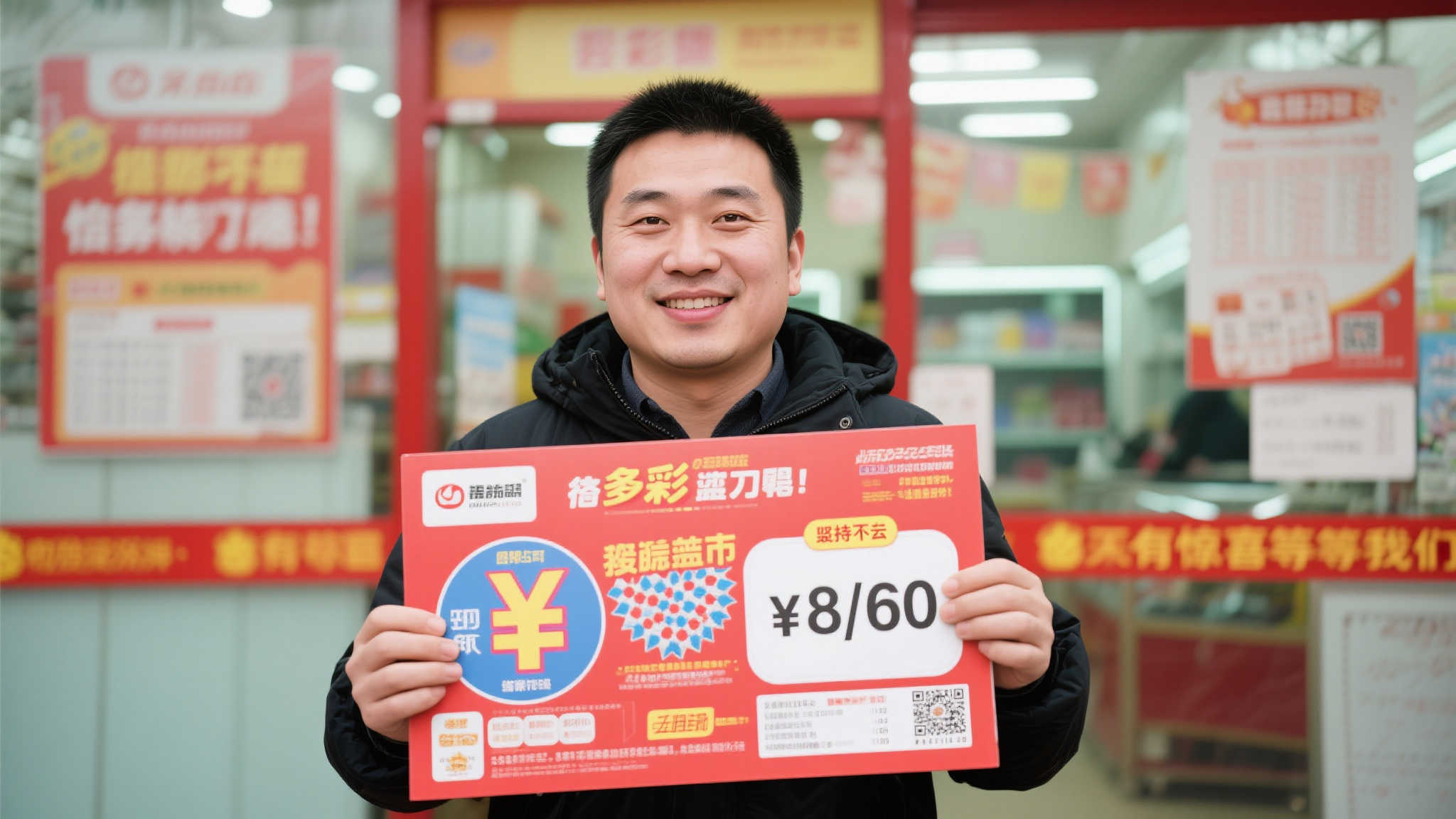 男子喜中双色球839万巨奖 难掩激动心情仍将坚持购彩