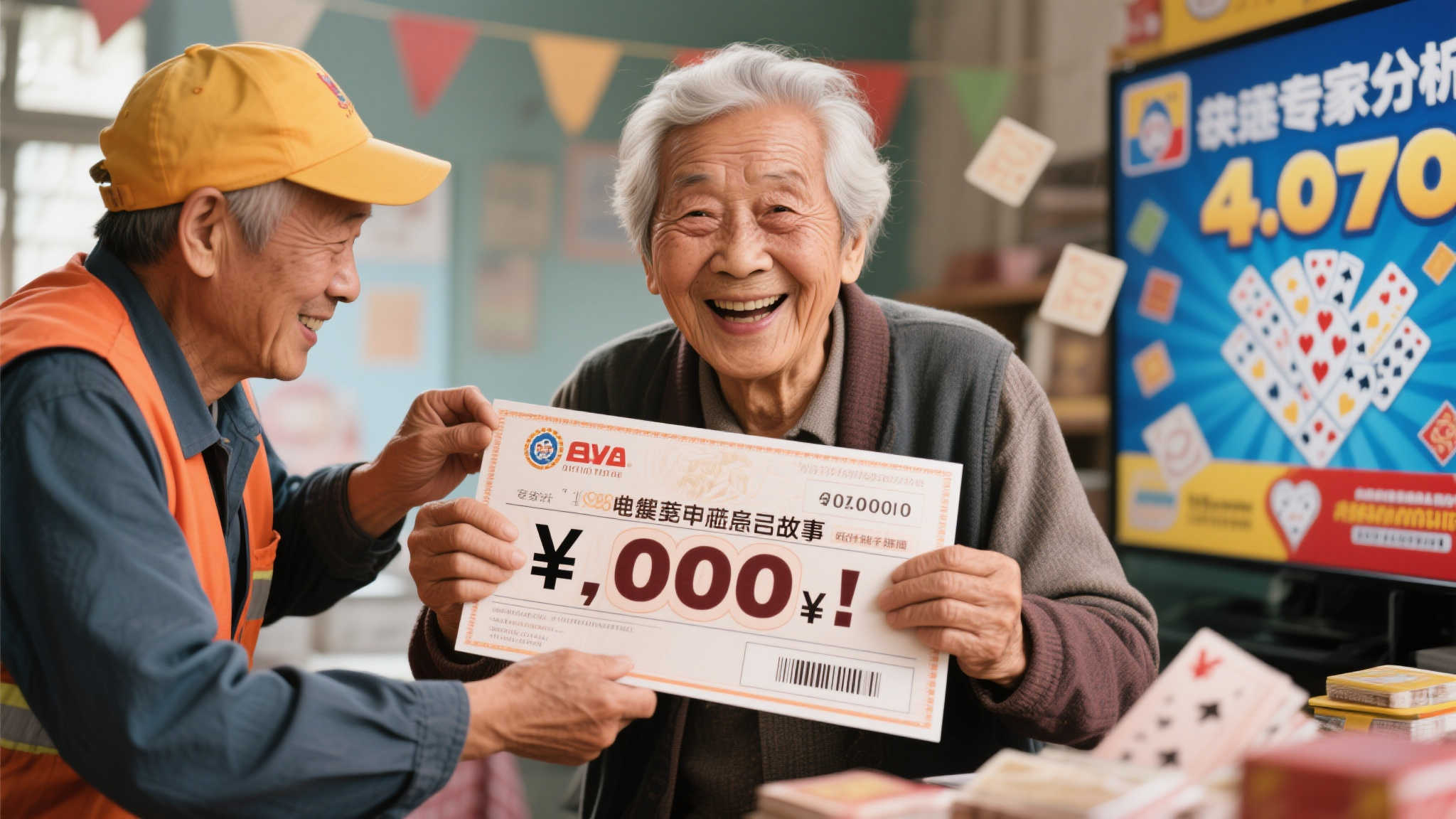 10元彩票换来3.5亿大奖 打工老人喜极辞职