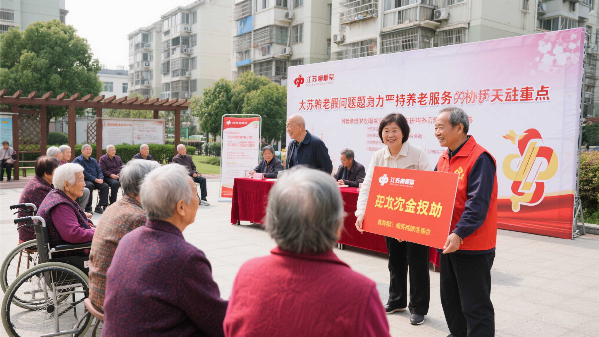 随着人口老龄化问题越发严重，全力支持养老